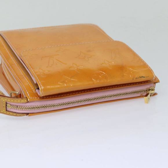 LOUIS VUITTON Monogram Vernis Motto Pouch Marshmallow Pink M91312 LV Auth 84288 - Picture 14 of 16